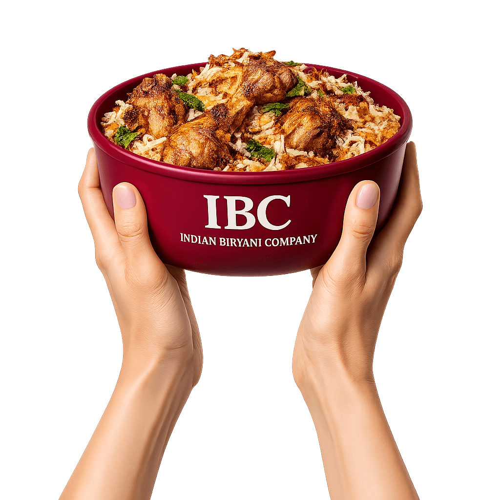 IBC biryani bowl held up