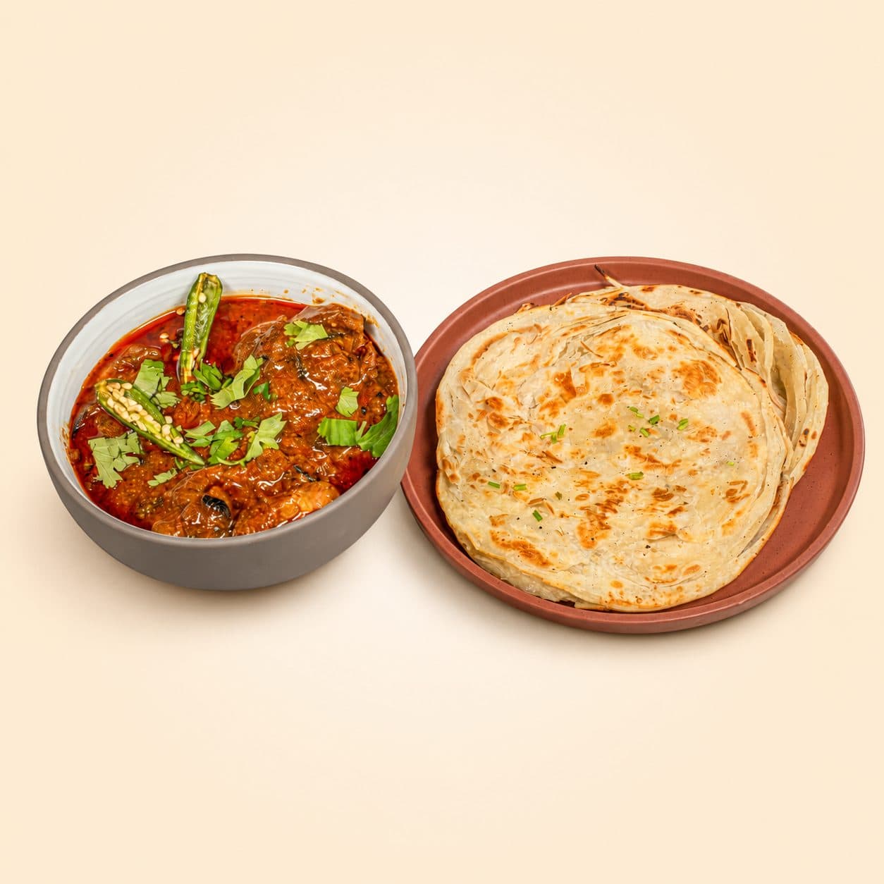 Parota & Chicken Curry
